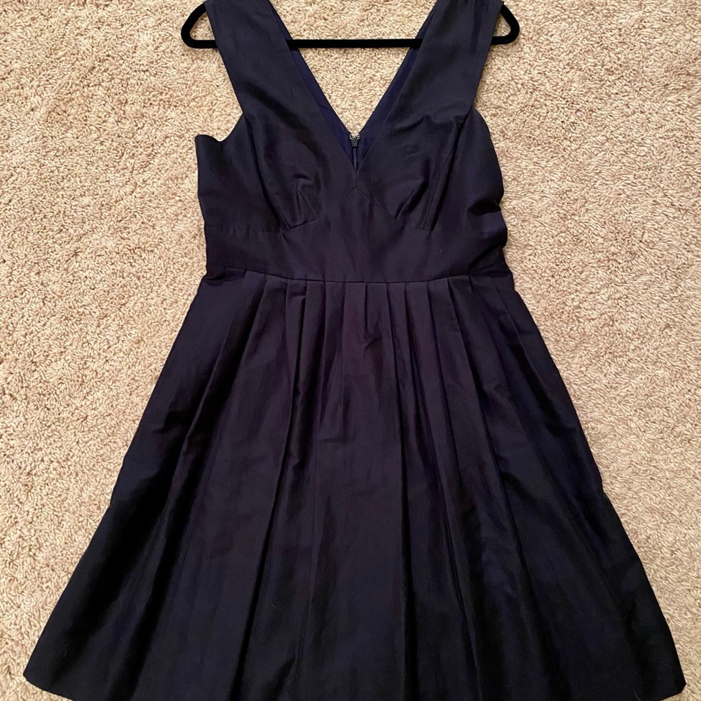 J. Crew Navy Blue Dress